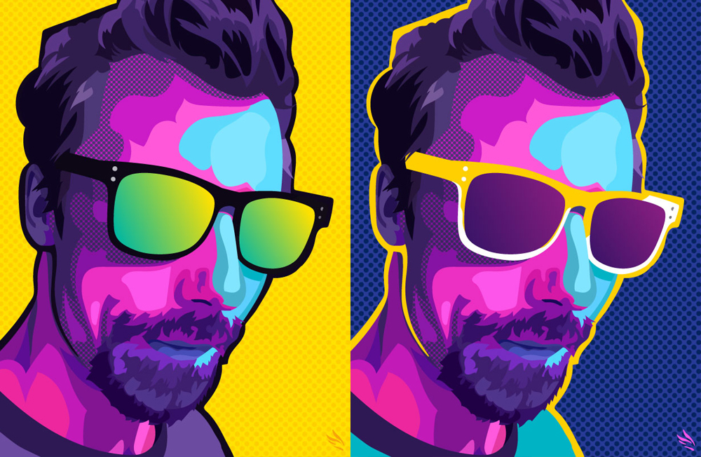 Pop Art Self Portraits