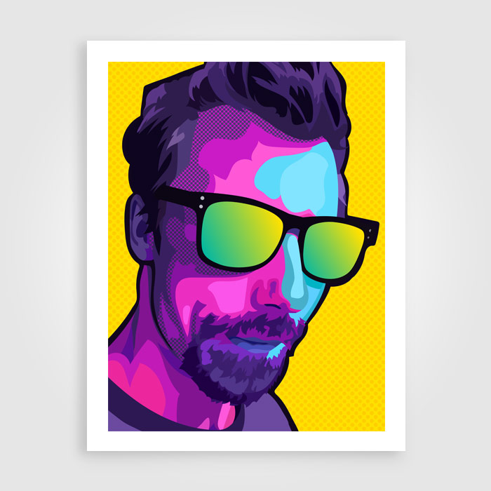 Pop art portrait